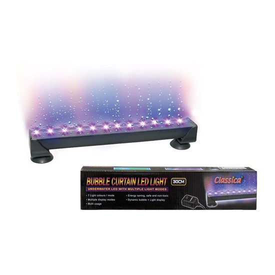 CL BUBBLE CURTAIN LED LIGHT 45CM 5.04W Aquabilzen