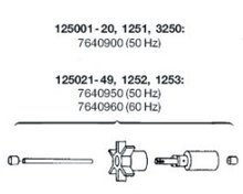 EHEIM ROTOR 50 HZ MET AS VOOR 125001-20/1251/3250/3450/3451