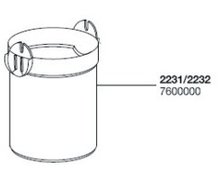 EHEIM FILTERPOT VOOR 2231/2232 (ECCO PRO 130)